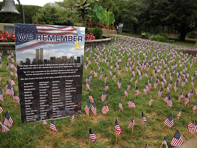 Annual 9-11 monument on campus