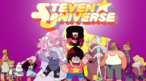 Some of the enormous cast of Steven Universe