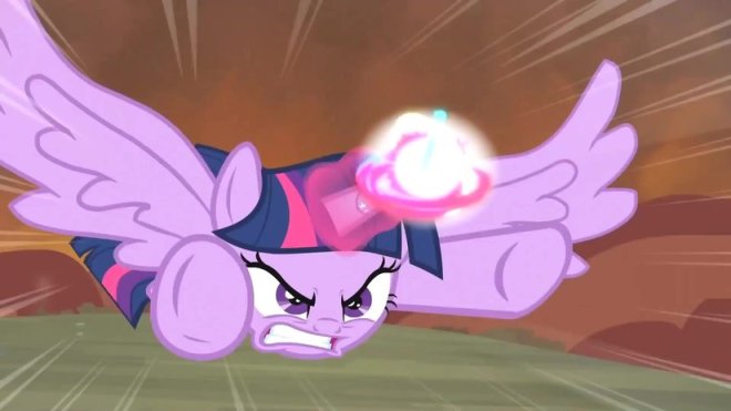 Twilight Sparkle in battle with Tirek
