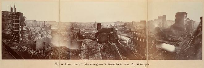 Boston after 1872 fire