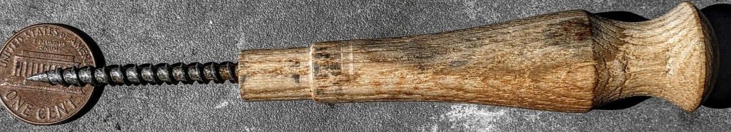 Pointy tool for cleaning out screw heads