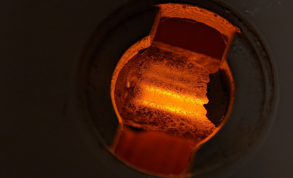 Neon power indicator lamp