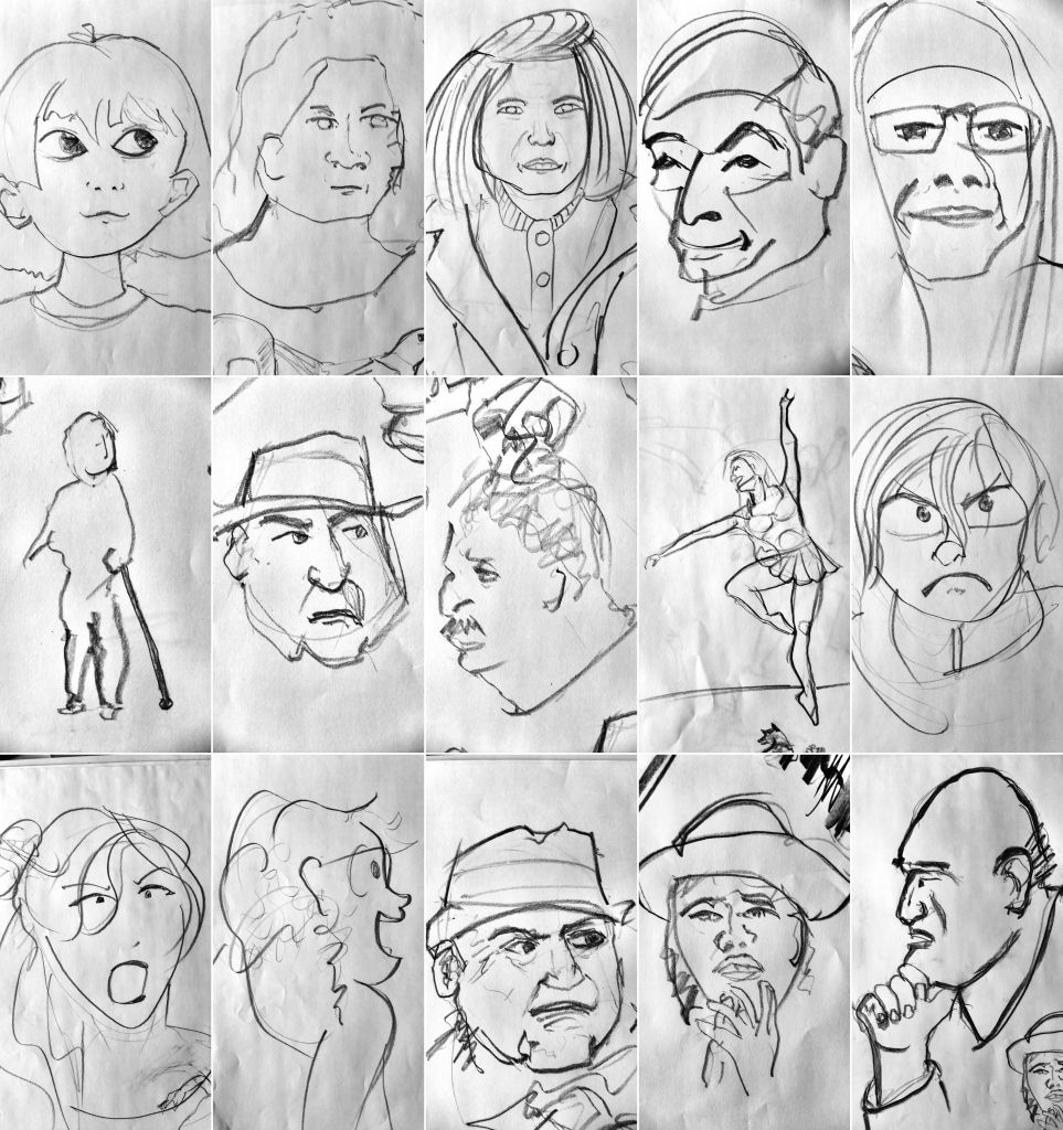 Fifteen more practice sketches