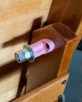 3D printed swivel stabilizer on drafting table